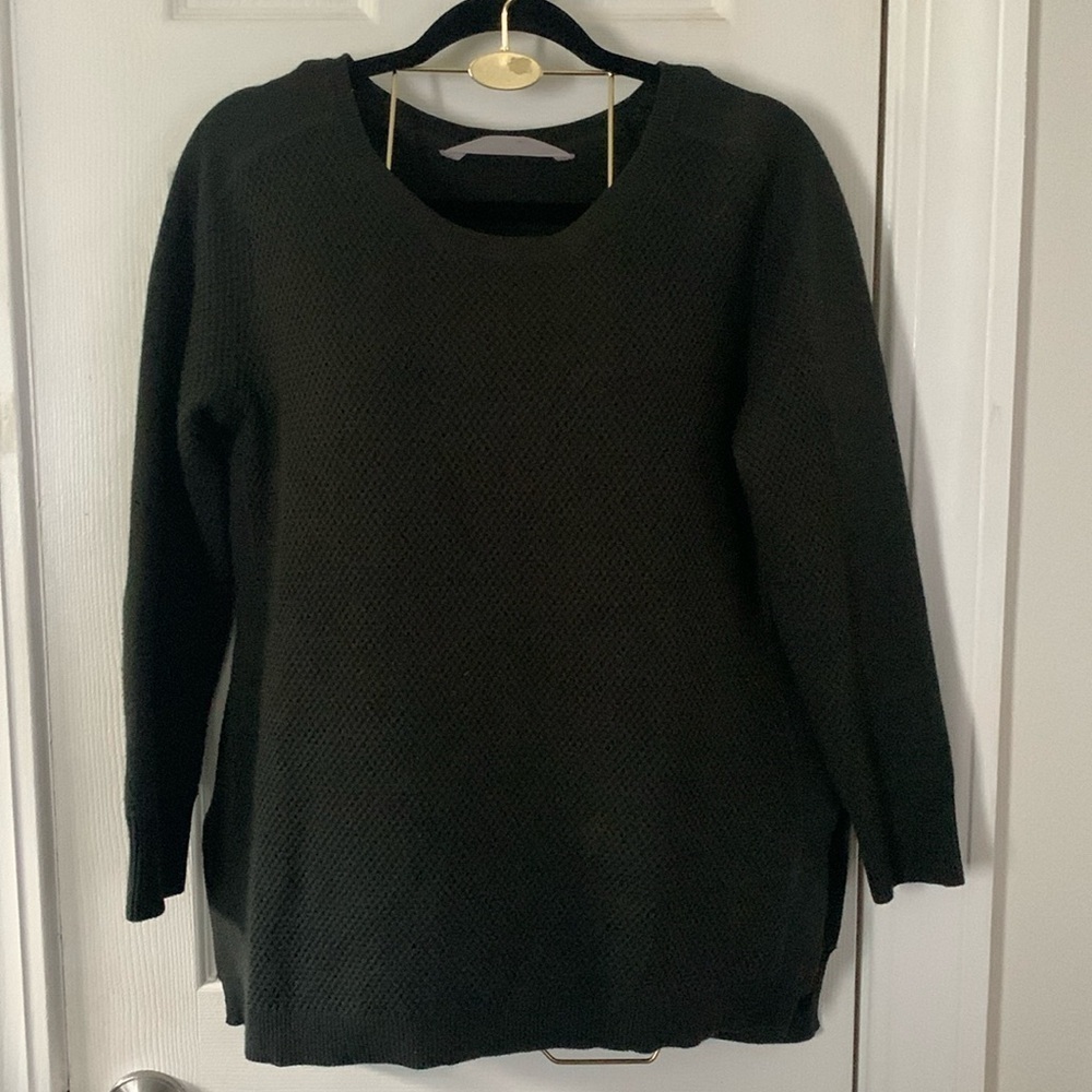 Athleta Green Thermal Lady's Sweater Size M